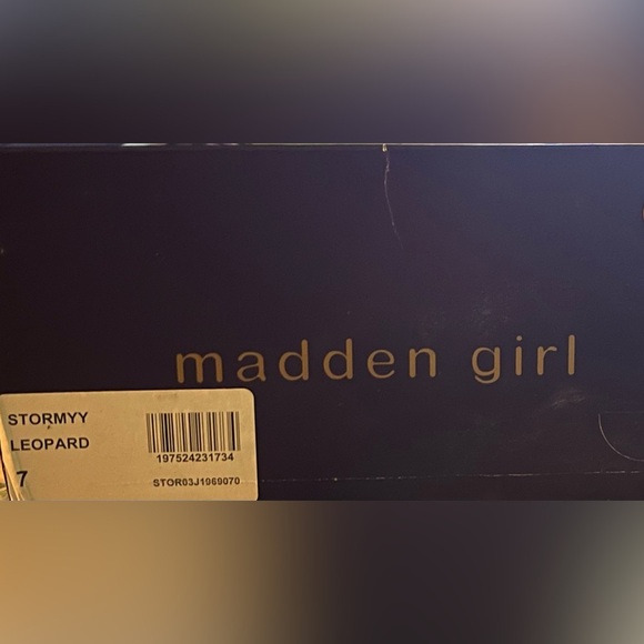 New! MADDEN GIRL Stormyy Booties. Leopard print. Size 7 - Picture 12 of 13